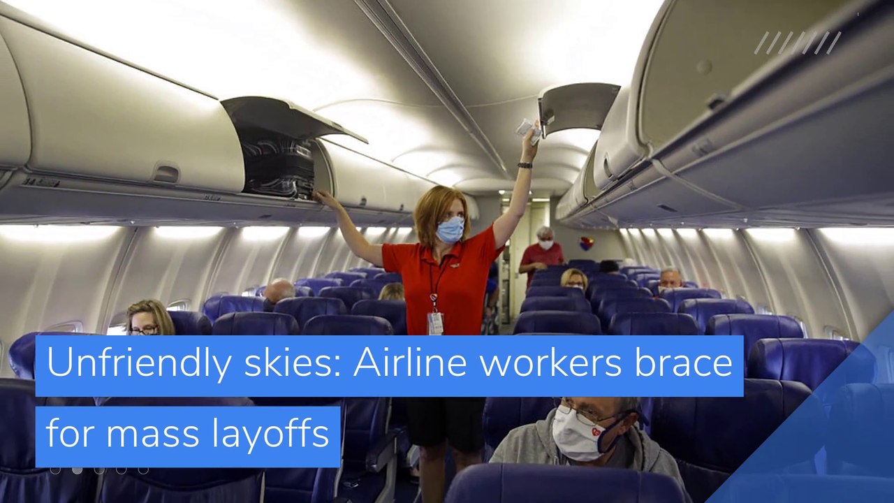 Unfriendly skies: Airline workers brace for mass layoffs, and other top stories in business from October 02, 2020.