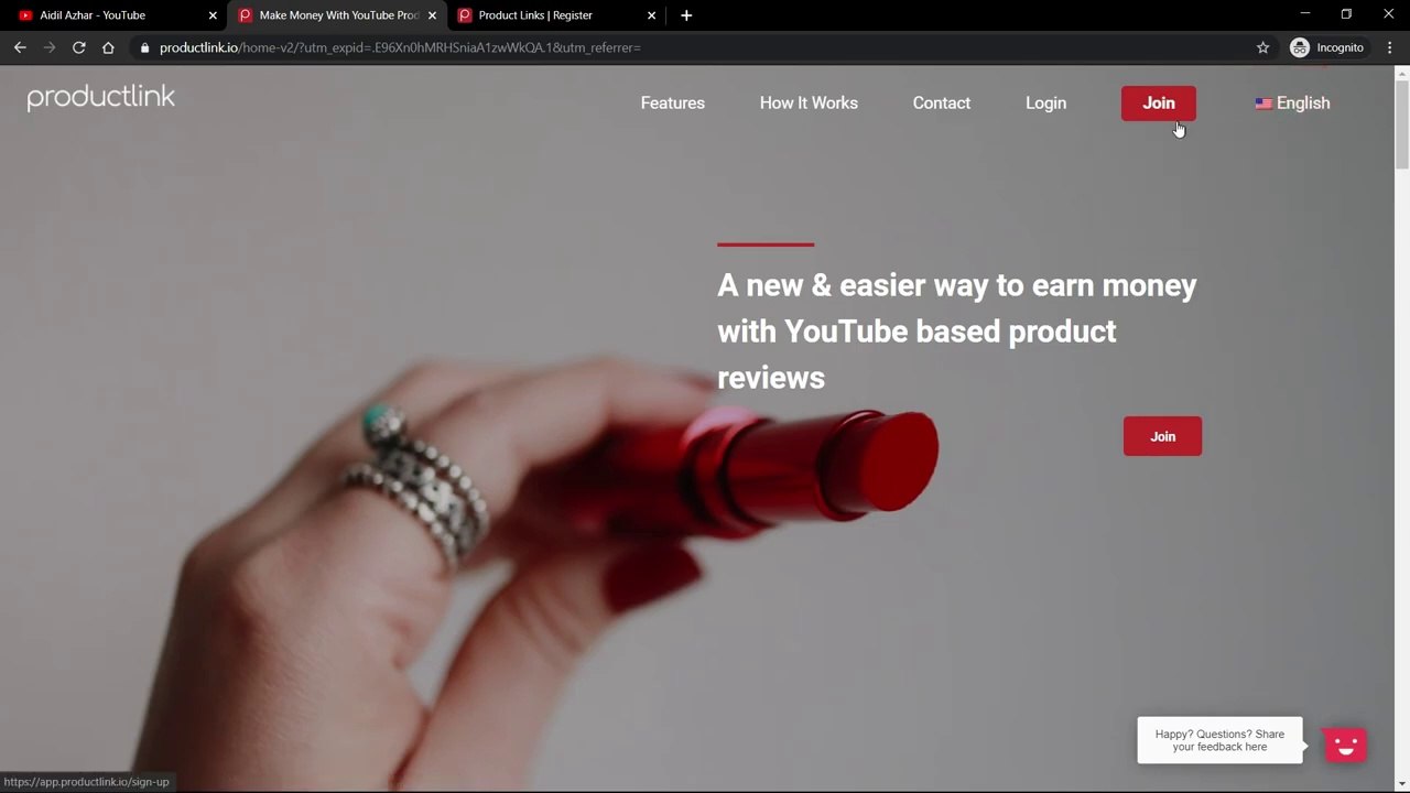 Cara buat DUIT di YOUTUBE - 100% Berhasil - TUTORIAL PRODUCTLINK 2020.