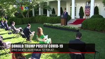 Positif Covid, Donald Trump dan Istri Isolasi Mandiri
