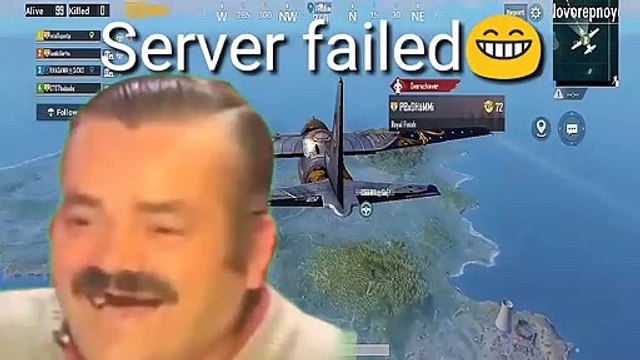 Best landing on pochinki || pubg mobile server failed gameplay