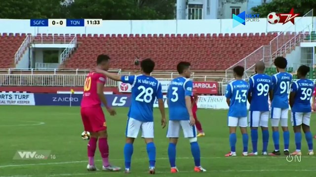 Highlights - Sài Gòn FC - Than Quảng Ninh - Hai Long đá phạt rung chuyển xà ngang - NEXT SPORTS