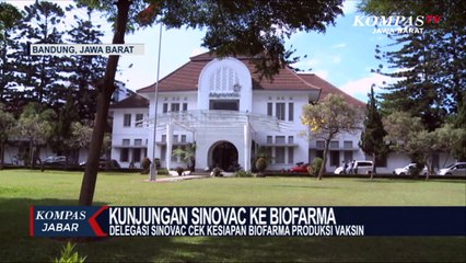 Delegasi Sinovac Cek Kesiapan Biofarma Produksi Vaksin