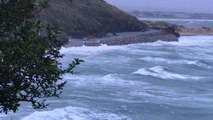 La tempête Alex sur la Côte des Isles en Manche