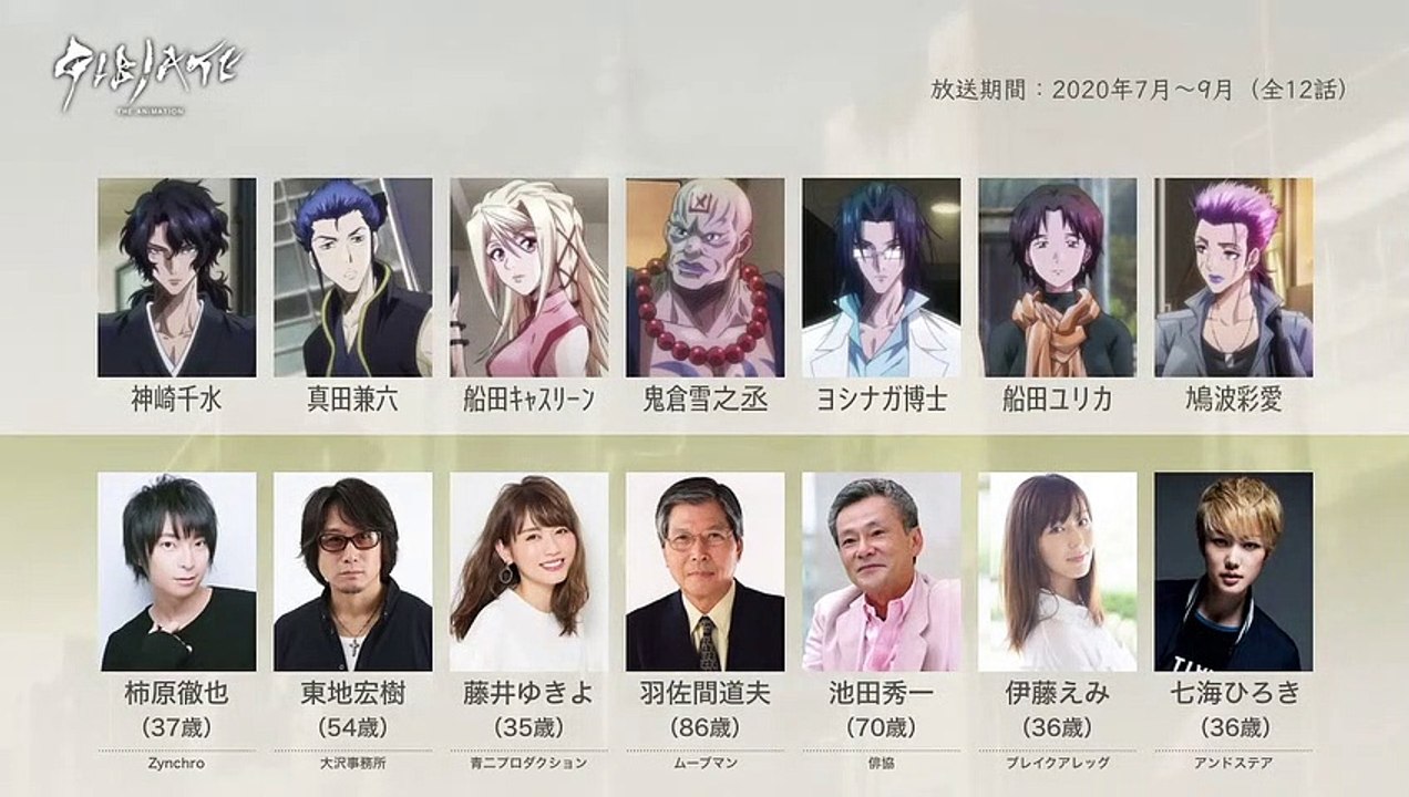 ジビエートの声優さんたちは、こんな顔！