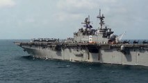 U.S & Thai Navy • Amphibious Ships • Steam in Formation • Gulf of Thailand •  Feb 2020 (1)