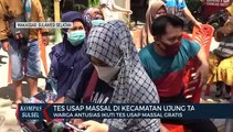 Warga Kecamatan Ujung Tanah Makassar Antusias Ikuti Tes Usap Massal