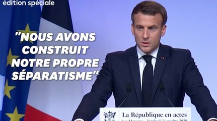 Face au séparatisme islamiste, Macron pointe la "ghettoïsation que notre République a laissé faire"