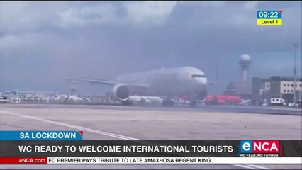 Western Cape ready to welcome international tourists