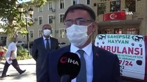 Sahipsiz yaralı hayvanlara ambulans hizmeti