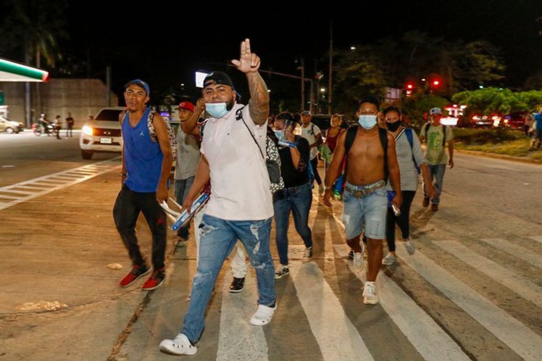 Nueva caravana de migrantes en Guatemala