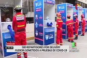 Campaña EsSalud Te Cuida: 500 repartidores por delivery fueron sometidos a pruebas de Covid-19