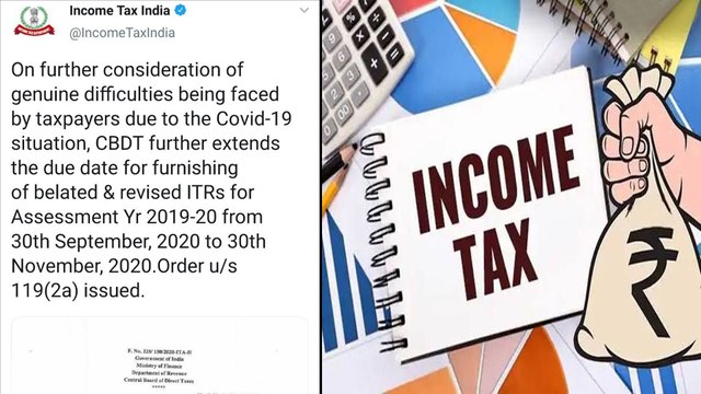ITR Filing : Last Date For Filing Belated Income Tax Return Extends To November 30