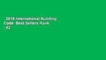 2018 International Building Code  Best Sellers Rank : #2