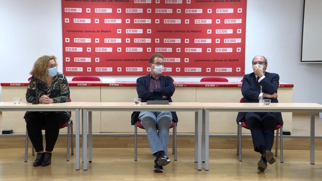 Gabilondo se reúne con CCOO y UGT