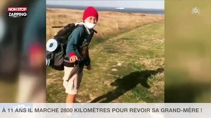 A 11 ans il marche 2800 kilomètres pour revoir sa grand-mère ! (vidéo)