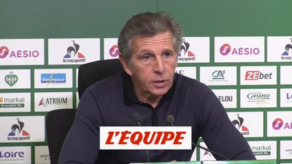 Puel : « Il n'y aura pas plus de moyens avec la vente de Fofana » - Foot - L1 - ASSE