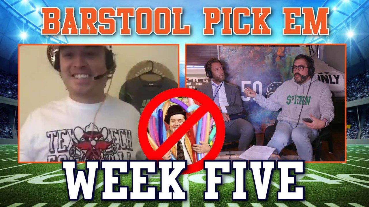 2020 Barstool Pick Em Week 5