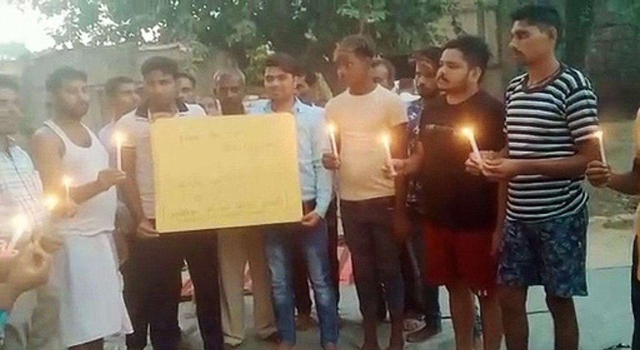 कांधला: अम्बेडकर युवा जन संगठन के द्वारा मनीषा के हत्यारों फांसी की मांग