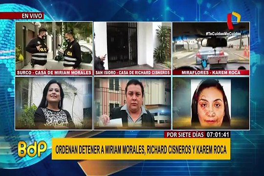 [IMÁGENES EXCLUSIVAS] Karem Roca fue trasladada a la Prefectura