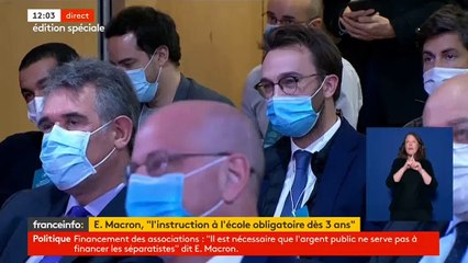 Emmanuel Macron sur le thème de l'islamisme : "Quand je croise vos chaînes, vous êtes plutôt concentrés sur ce sujet"