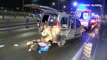Haliç Köprüsü'nde feci kaza! Araçtan yola fırlayan çocuk bariyerlere çarparak öldü