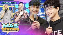 Vice Ganda catches Vhong staring at Kokoy and Elijah | It’s Showtime Mas Testing