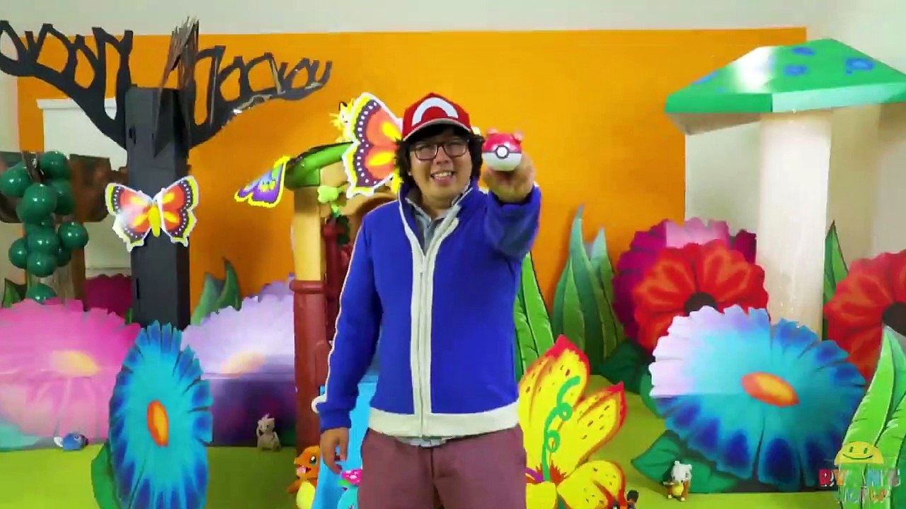 Ryan and Pokemon Pikachu Pretend Play find Daddy Story!!!