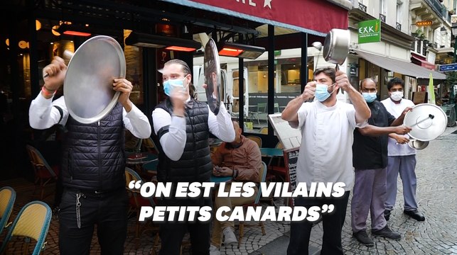 Menacés de fermeture par le Covid-19, les restaurateurs font du bruit