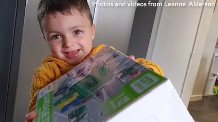 Bin men sing Happy Birthday to Sunderland toddler as they deliver a gift ahead of his big day