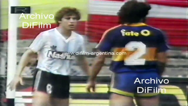Boca Juniors vs Racing Club - Torneo 1987-1988