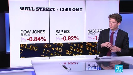 Markets fall after president's positive coronavirus test