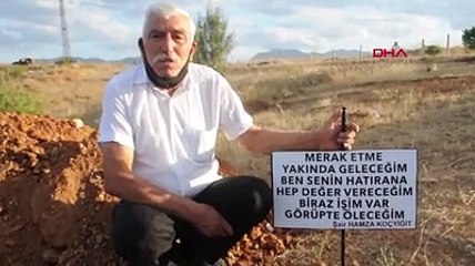 9 ay önce eşini kaybetti; kendi mezarını kazdırdı: Her gece rüyama girip beni çağırıyor
