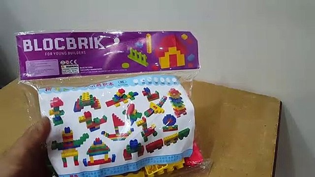 Unboxing and review of building blocks bag for kids