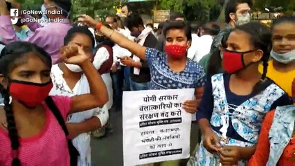 हाथरस मामला:  दिल्ली के जंतर मंतर पर हुआ प्रदर्शन, कई बड़े नाम हुए शामिल