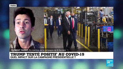 Trump testé positif au Coronavirus: "Une ironie de l'Histoire"