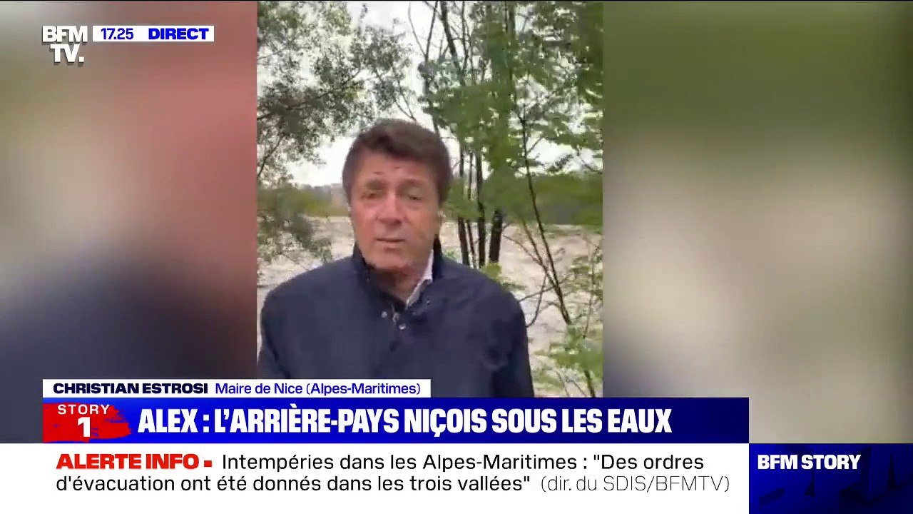 Christian Estrosi: "L'aéroport de Nice Côte d'Azur est fermé"