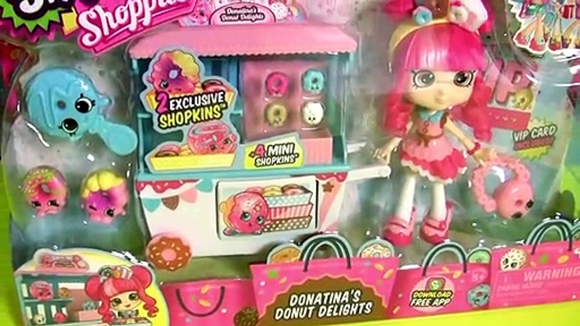 Chef Club Season 6 Shopkins Shoppies Doll Donatina with Exclusives