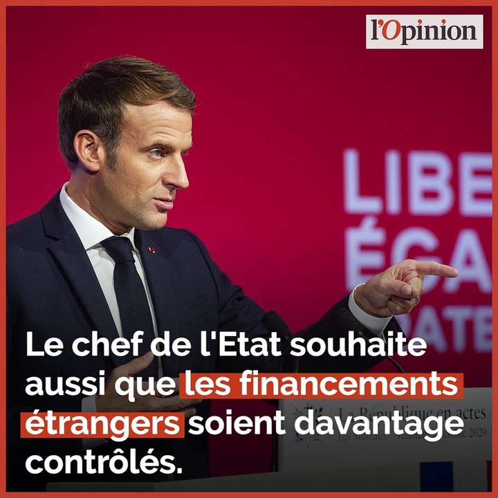 Financements étrangers, formation des imams… Macron expose sa vision de «l’islam en France»