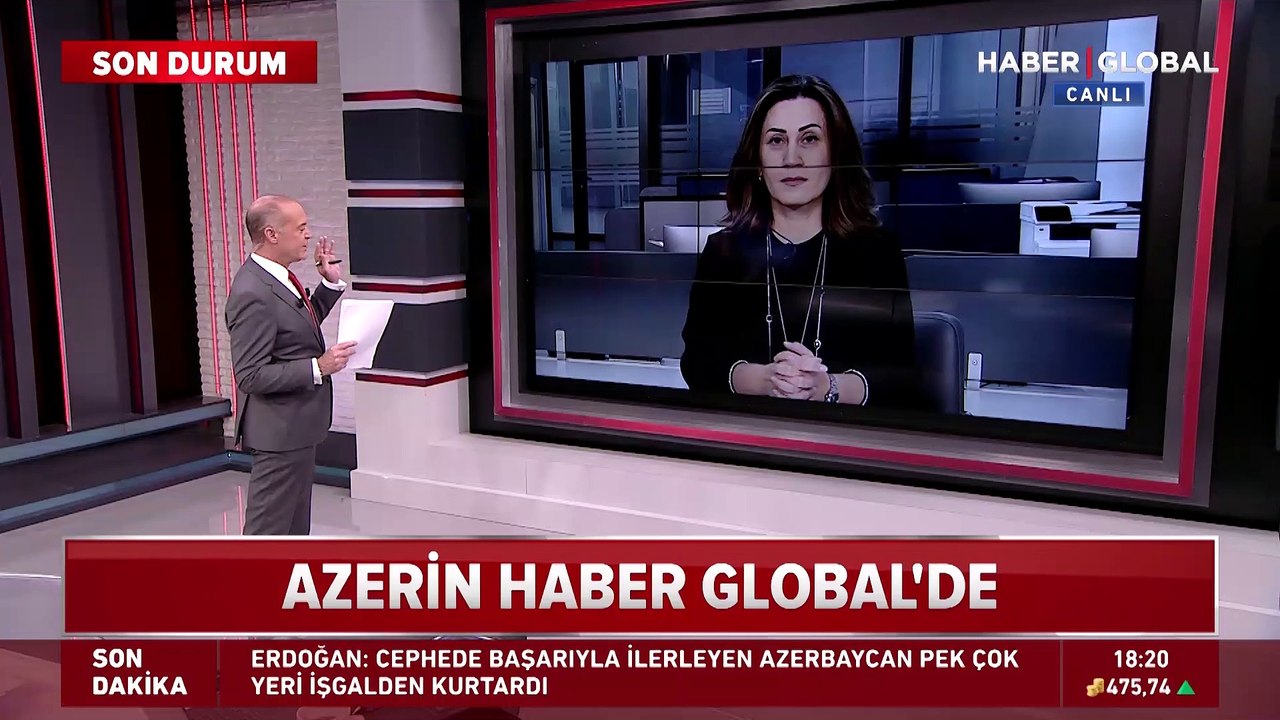Azerin, Haber Global canlı yayınında "Çırpınırdı Karadeniz" şarkısını seslendirdi