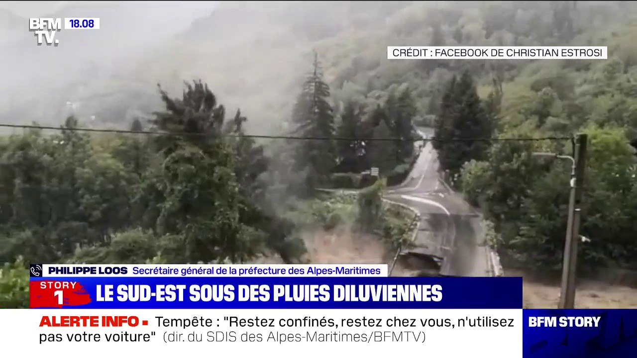 Alpes-Maritimes: "Plus de 200 interventions en cours", environ "8000 clients privés d'électricité", selon la préfecture