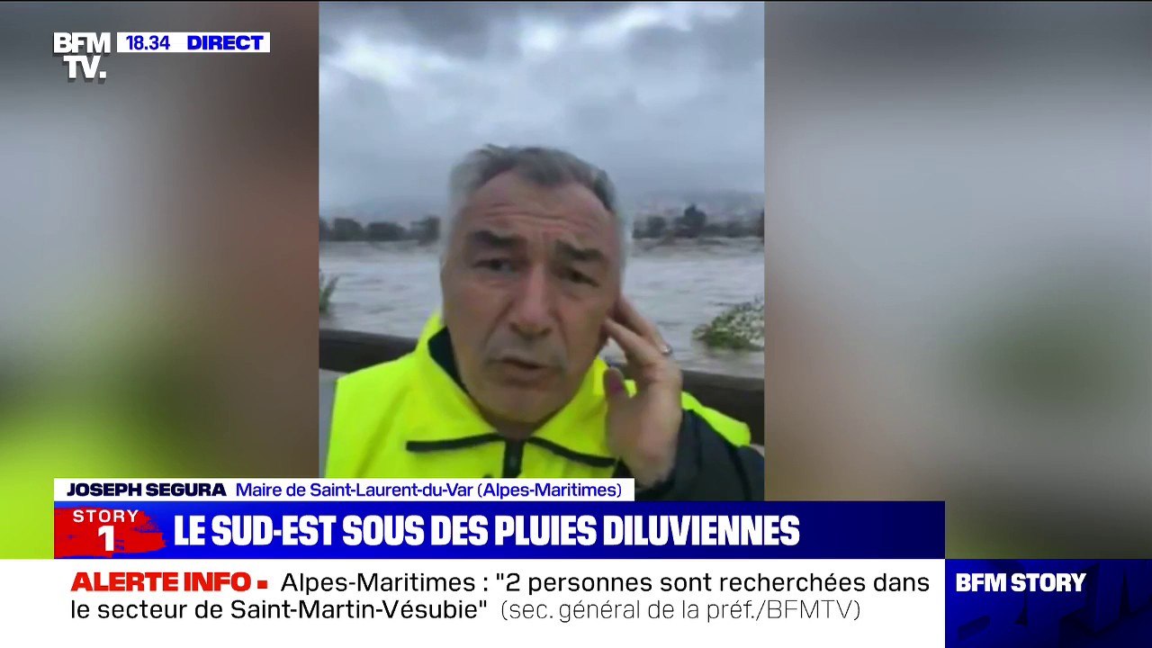 Alpes-Maritimes: "La situation devient très complexe", selon le maire de Saint-Laurent-du-Var