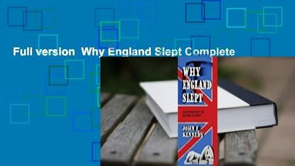 Full version  Why England Slept Complete