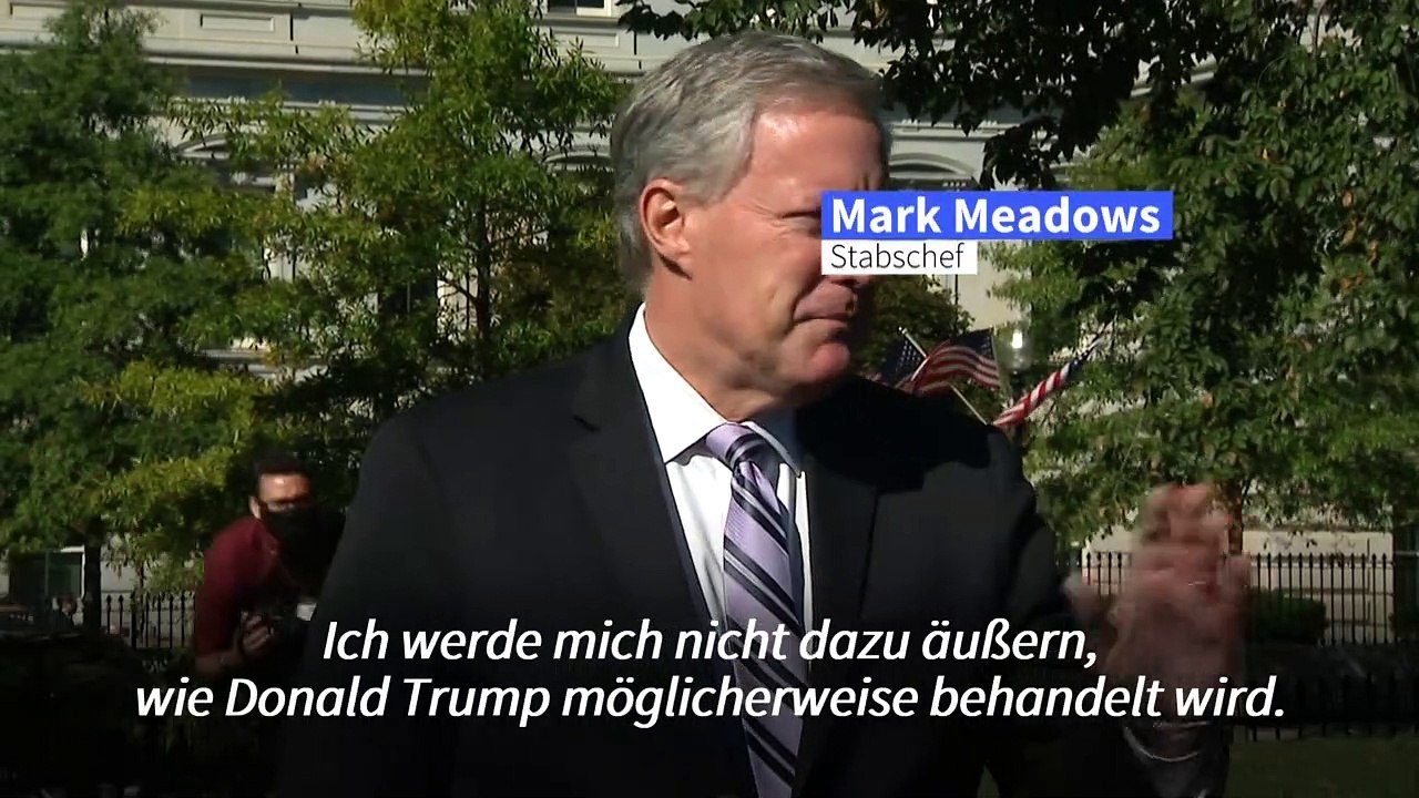 Weißes Haus: Trump hat 'milde' Corona-Symptome