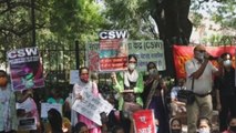 Centenares protestan en India por la muerte de la joven “intocable” violada