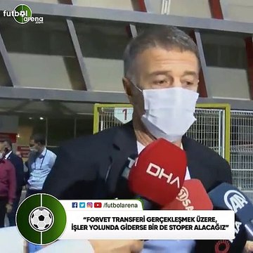 Ahmet Ağaoğlu: Forvet transferi gerçekleşme üzere, işler yolunda giderse bir de stoper alacağız