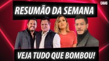 POLÊMICAS COM BRUNO E MARRONE, A FAZENDA, ARTHUR AGUIAR E MAIS! | RESUMÃO DA SEMANA!
