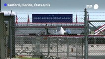 USA: en Flordie, les partisans de Trump face à un site de meeting vide
