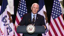 VP Mike Pence holds a MAGA rally in Iowa