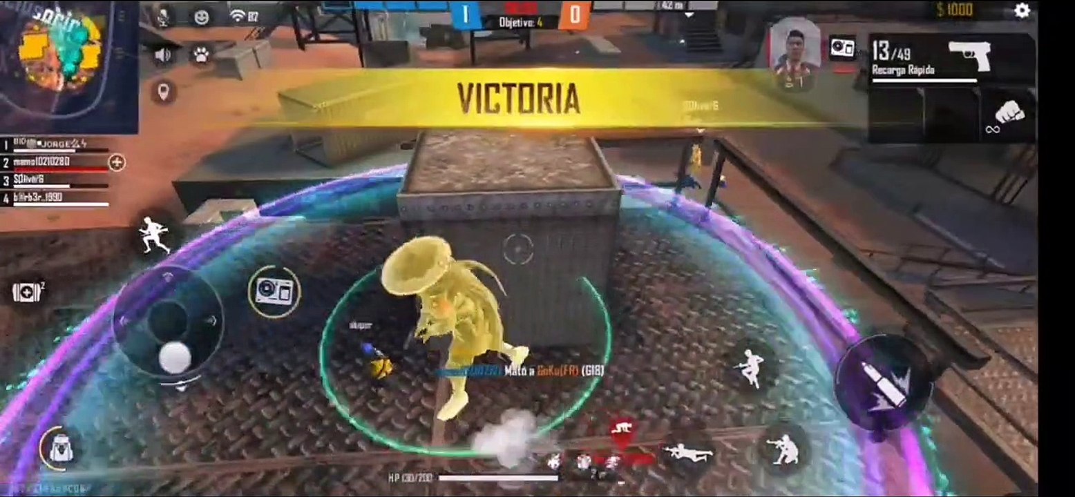 Primera partida free fire