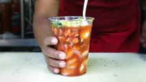 This hidden seafood counter serves cups of shrimp and octopus in NYC